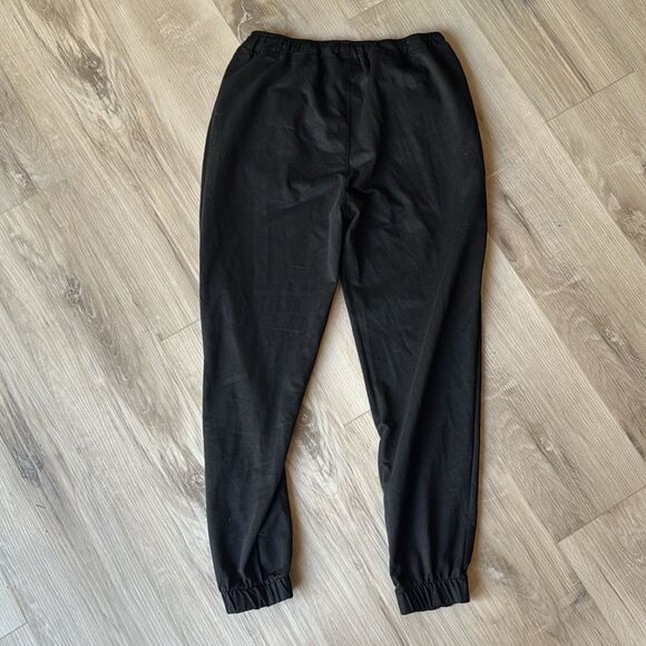 ROMWE ‘Nasa’ Black Joggers Sweatpants Size Small - Picture 5 of 5
